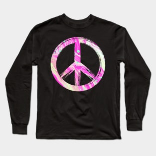 Peace Symbol Love Hippie Gift Long Sleeve T-Shirt